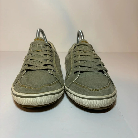 Taos Moc Star Womens Size 11 Distressed Sage Lace Up Shoe Casual Sneaker - Picture 5 of 9